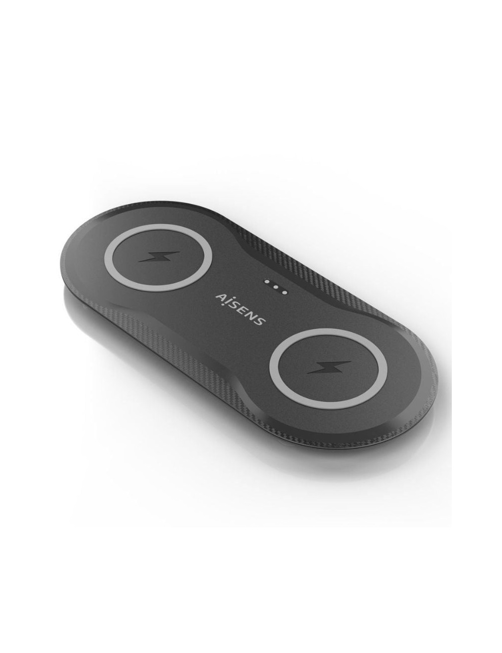 Base de carga Inalámbrica Aisens ASCH-15W2WC060-BK/ 15W/ Negro