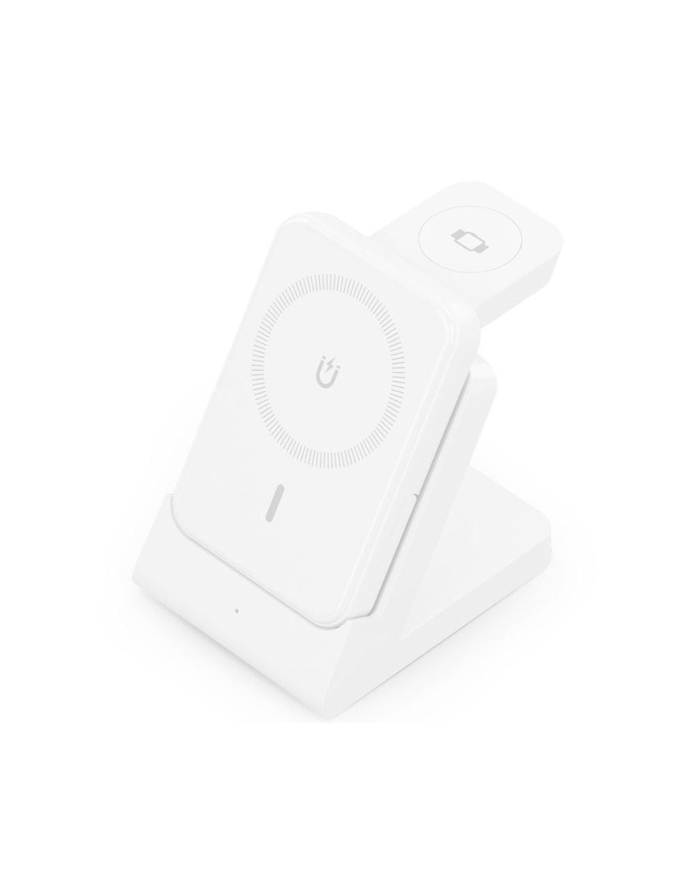 Base de carga Inalámbrica Aisens ASCH-15W4WC063-W/ 15W/ Blanco