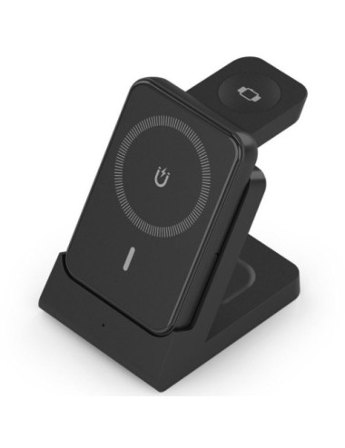 Base de carga Inalámbrica Aisens ASCH-15W4WC064-BK/ 15W/ Negro