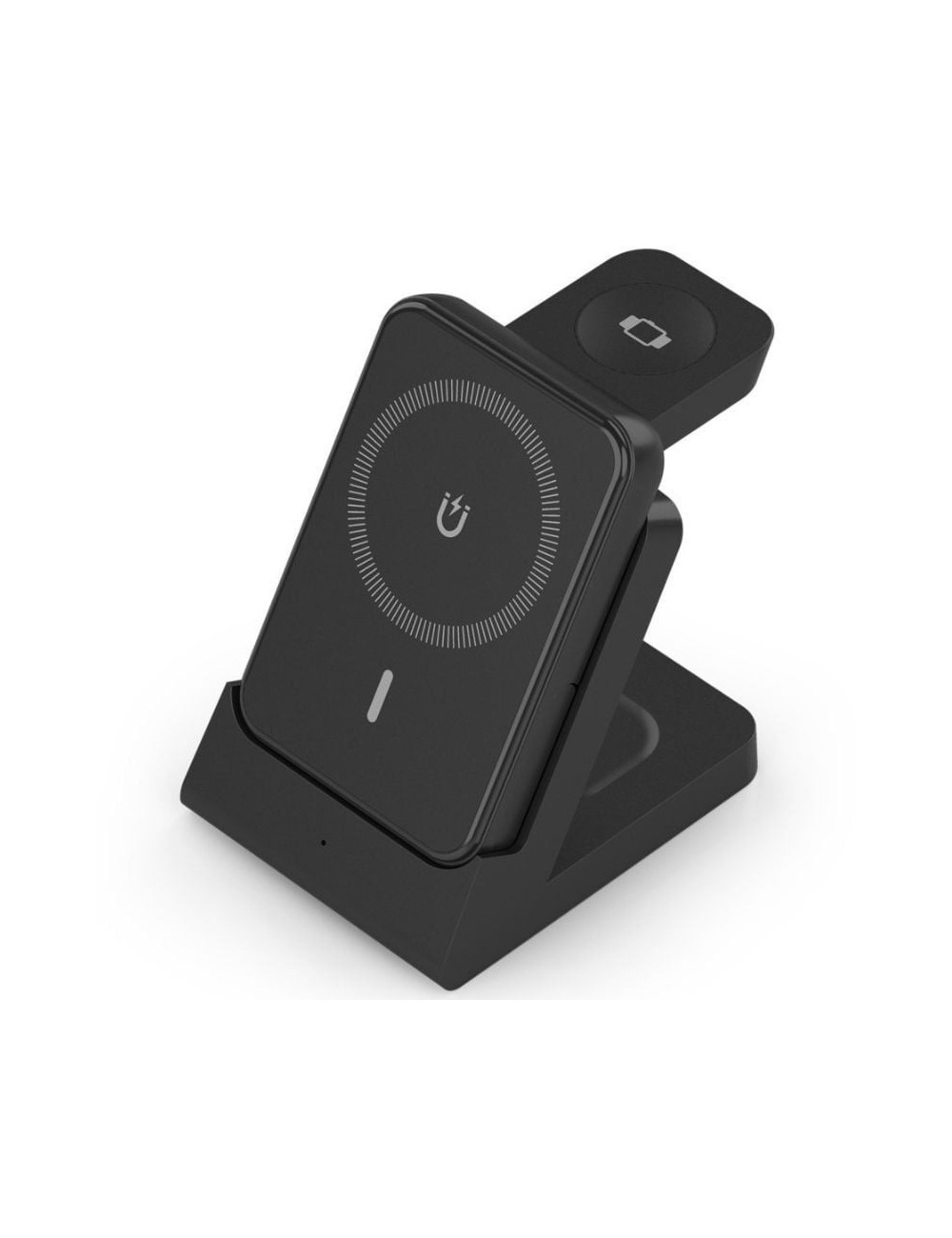 Base de carga Inalámbrica Aisens ASCH-15W4WC064-BK/ 15W/ Negro