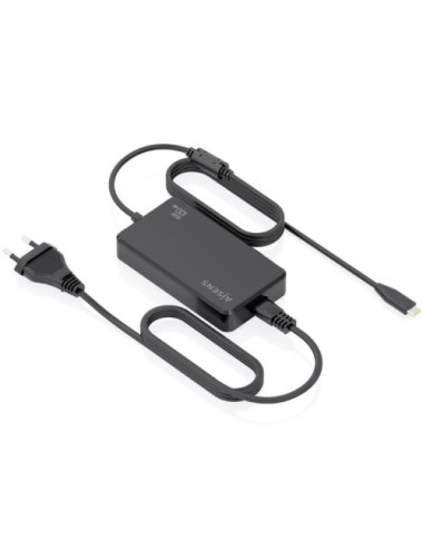 Cargador Sobremesa GaN Aisens ASCH-1PD100D070-BK/ 1xUSB Tipo-C/ 100W