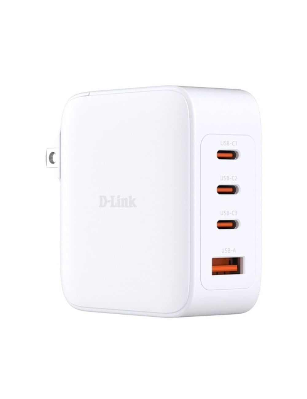Cargador de Pared GaN D-Link DCF-141/E/ 3xUSB Tipo-C/ 1xUSB/ 140W