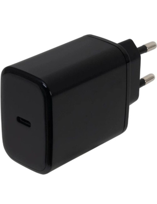 Cargador de Pared GaN Fonestar POWER-C-65/ 1xUSB Tipo-C/ 65W/ Negro