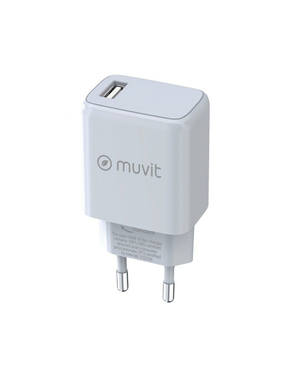 Cargador de Pared Muvit For Change MCACC0002/ 1xUSB/ 15W