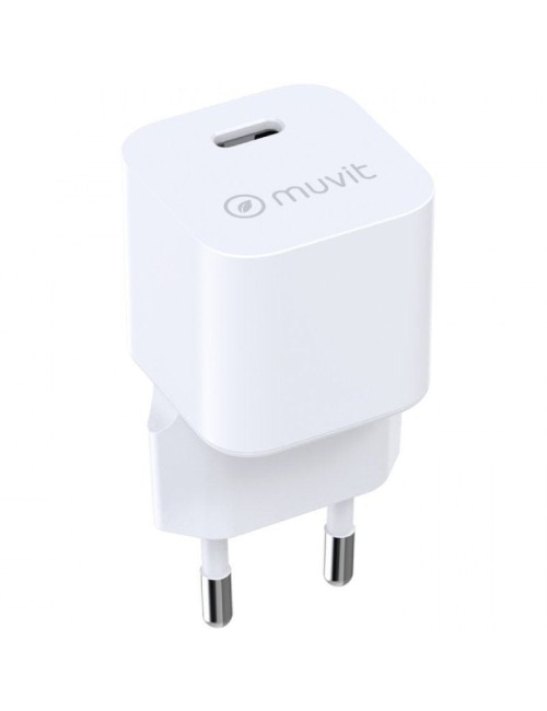 Cargador de Pared Muvit For Change MCACC0047/ 1xUSB Tipo-C/ 30W