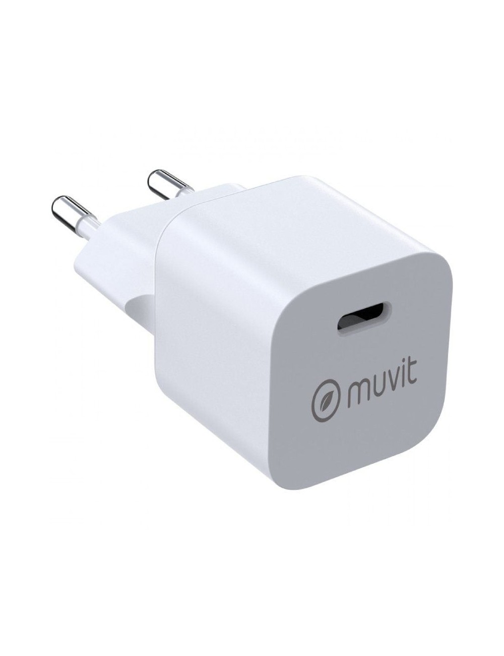 Cargador de Pared Muvit For Change MCACC0048/ 1xUSB Tipo-C/ 20W