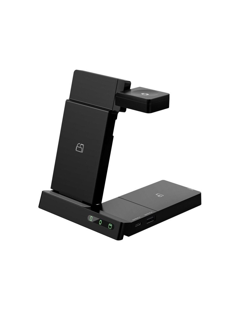 Cargador Inalámbrico Muvit MCWIR0011/ 1xUSB Tipo-C/ 1xUSB/ 20W