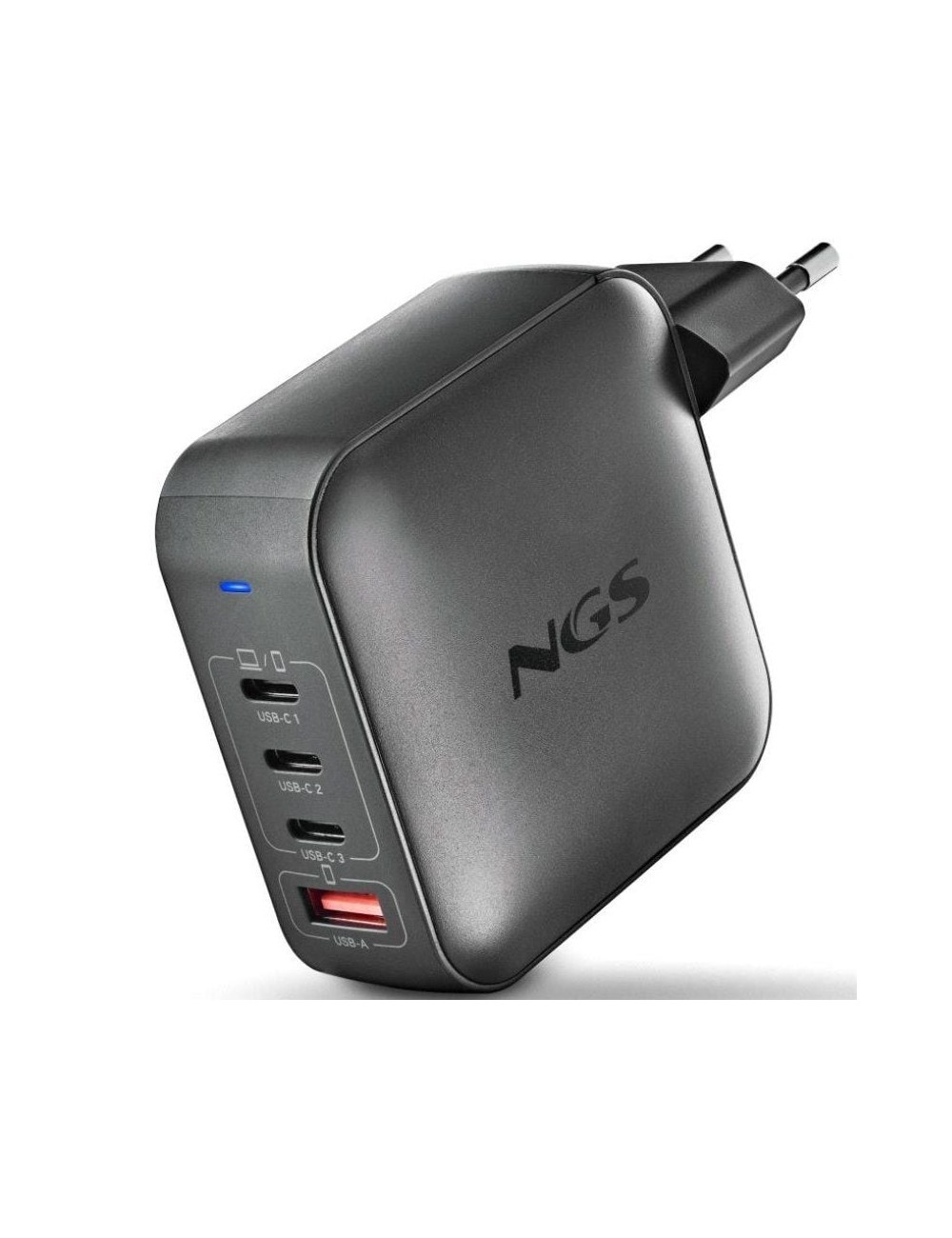 Cargador de Portátil GaN NGS BUD 165W/ 165W/ Automático/ Voltaje 5-21V