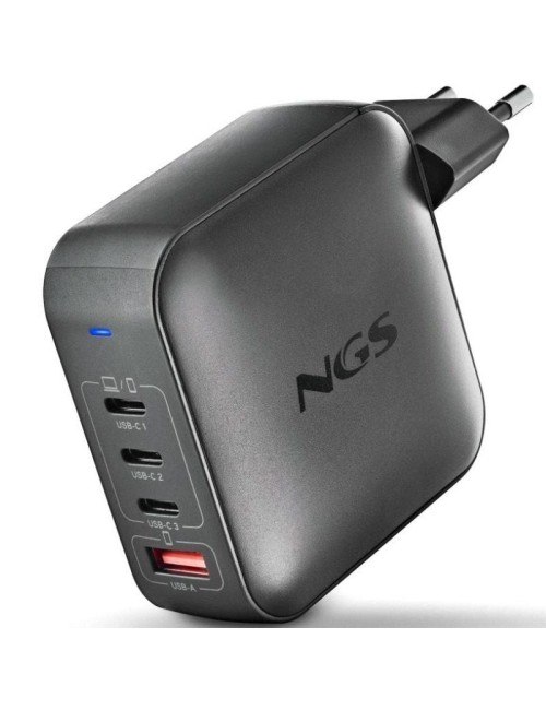 Cargador de Portátil GaN NGS BUD 165W/ 165W/ Automático/ Voltaje 5-21V