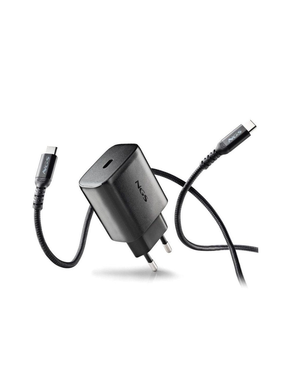 Cargador de Pared GaN NGS Bud 45W/ 1xUSB Tipo-C/ 45W