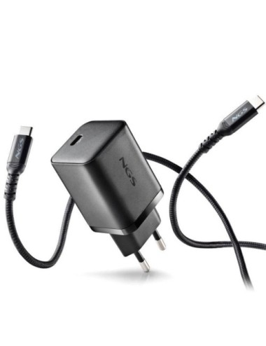 Cargador de Pared GaN NGS Bud 65W/ 1xUSB Tipo-C/ 65W