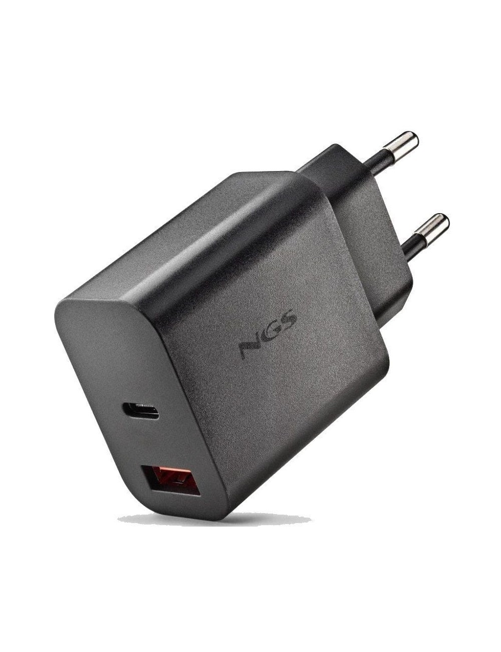 Cargador de Pared GaN NGS Era 30W/ 1xUSB Tipo-C/ 1xUSB/ 30W