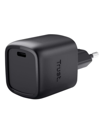 Cargador de Pared GaN Trust Maxo 30W/ 1xUSB Tipo-C/ 30W