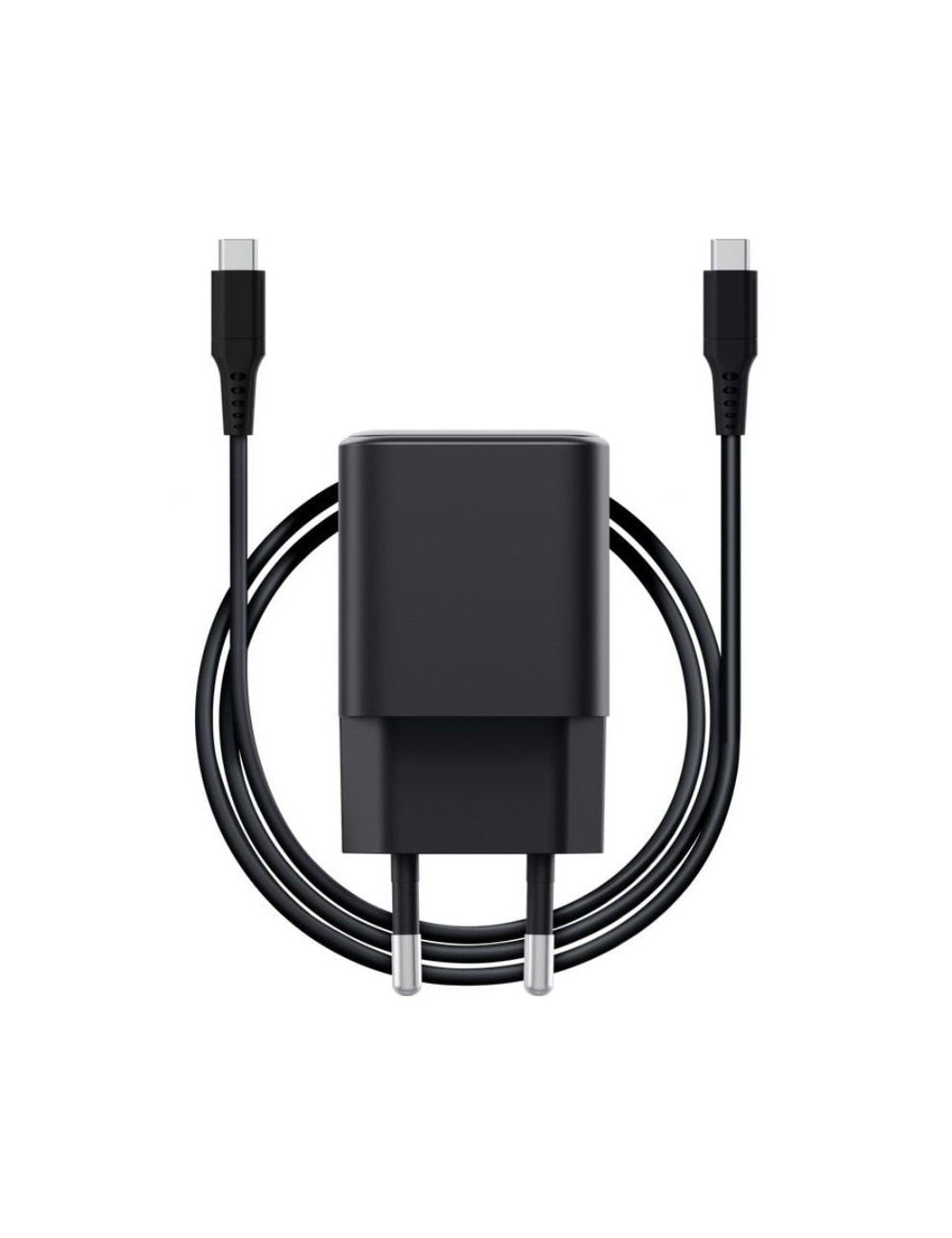 Cargador de Pared GaN Trust Maxo 65W Ultrareducido/ 1xUSB Tipo-C/ Incluye Cable USB Tipo-C/ 65W