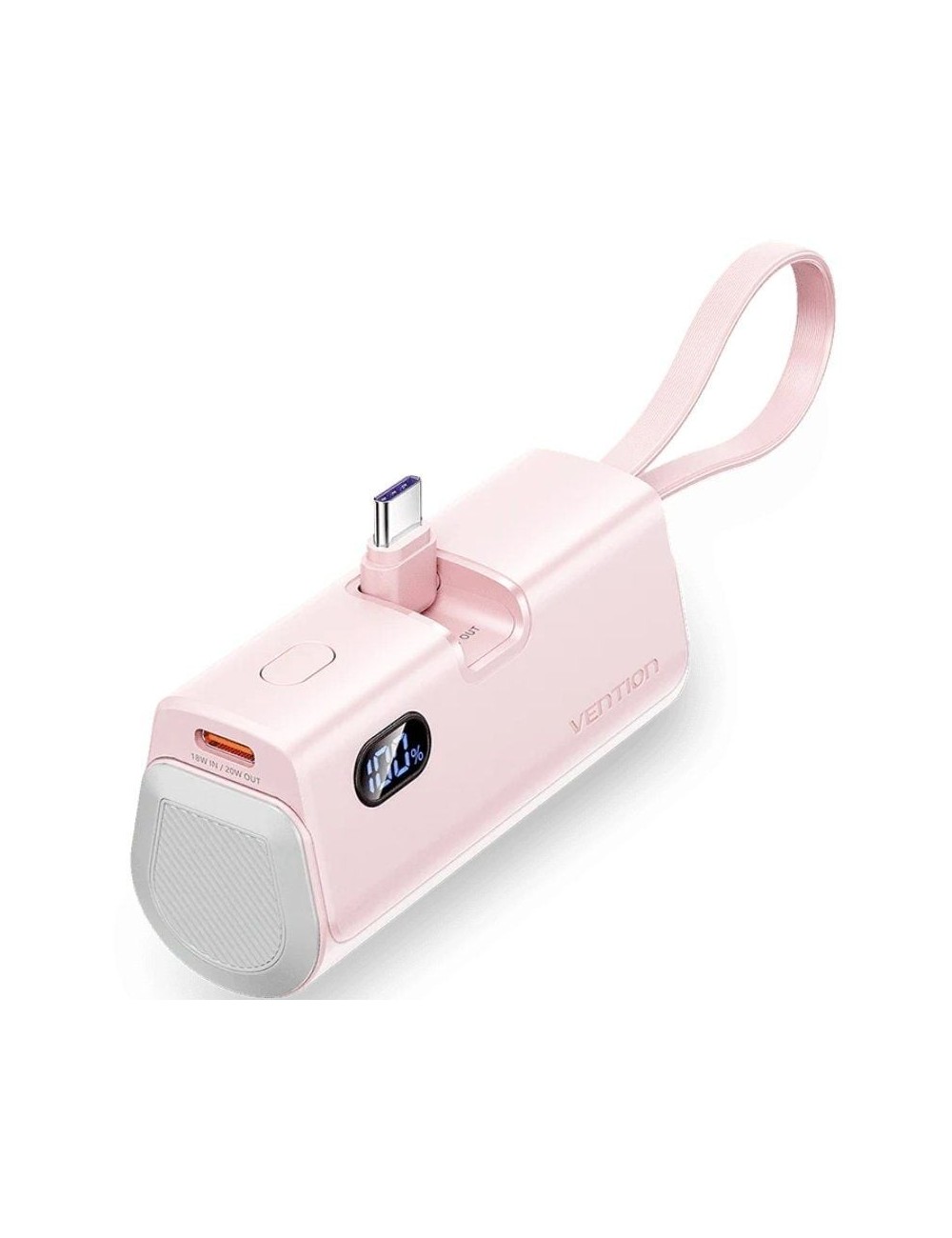 Powerbank 4800mAh Vention FHQP0/ 22.5W/ Rosa