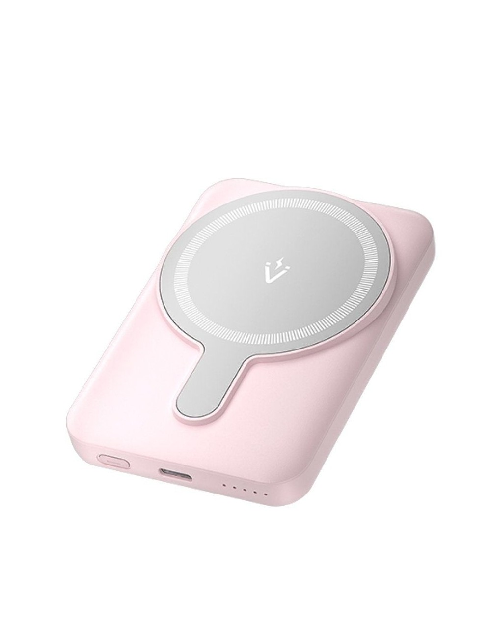 Powerbank 5000mAh Vention FHSP0/ 20W/ Wireless/ Rosa