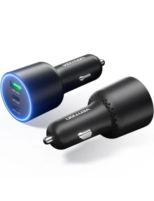 Cargador de Coche Vention FFPB0/ 2xUSB-Tipo C/ 1xUSB/ 165W