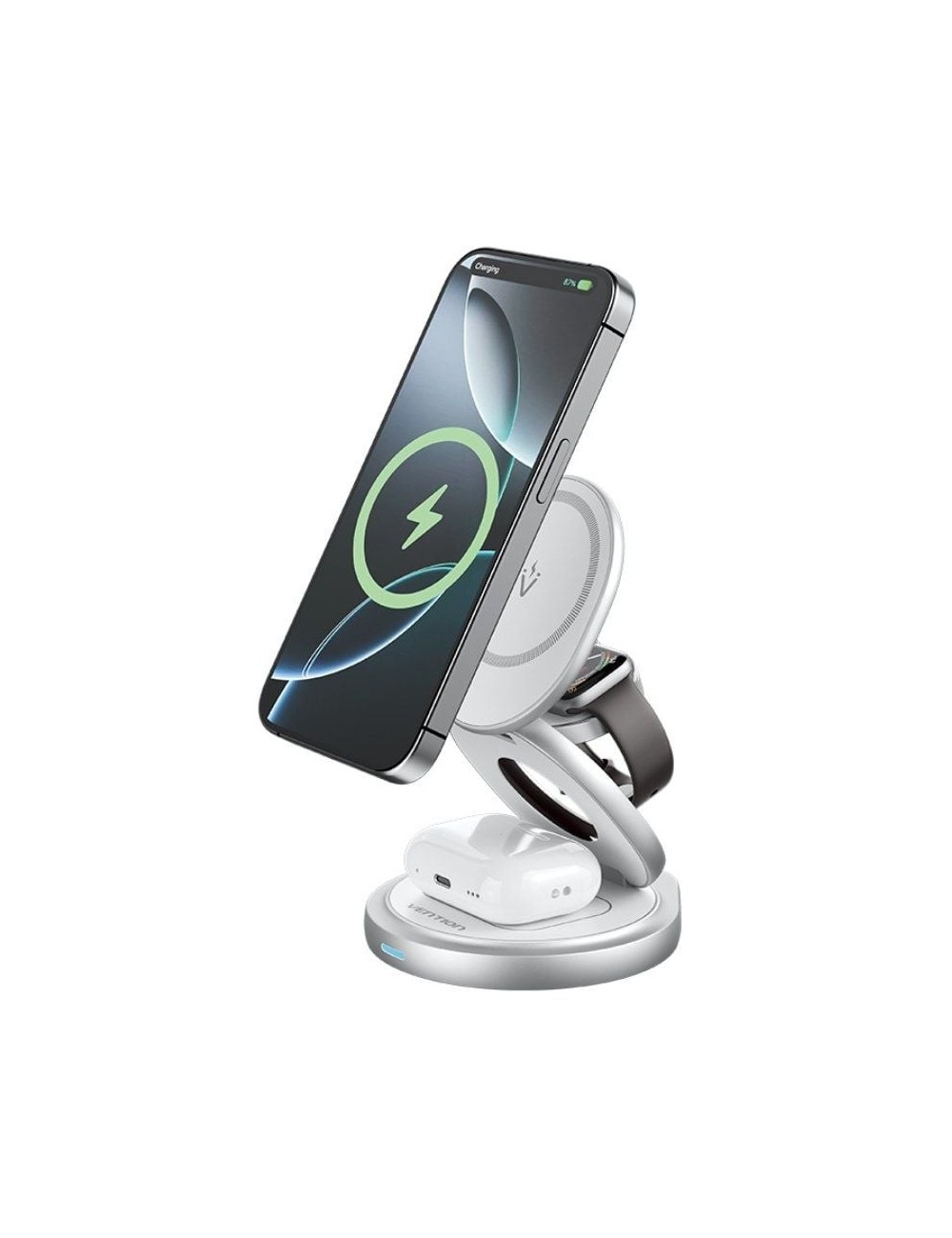 Base de carga Inalámbrica/ MagSafe Vention FGEI0/ 15W